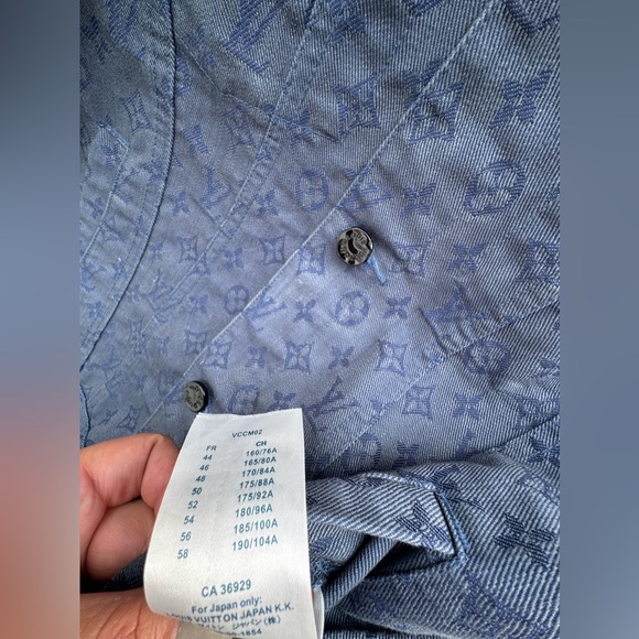 Louis Vuitton Monogram Denim Jacket Virgil Abloh - Picture 5 of 9